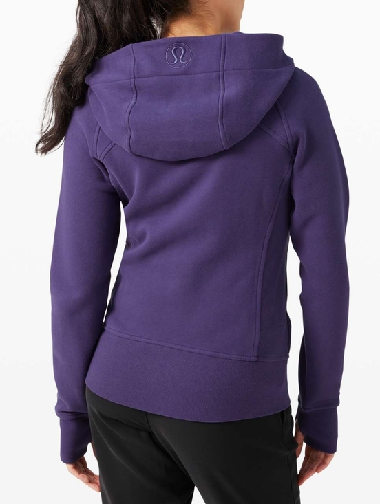 lululemon athletica Tops - Lululemon Scuba Full-Zip Hoodie Midnight Orchid – Size 6